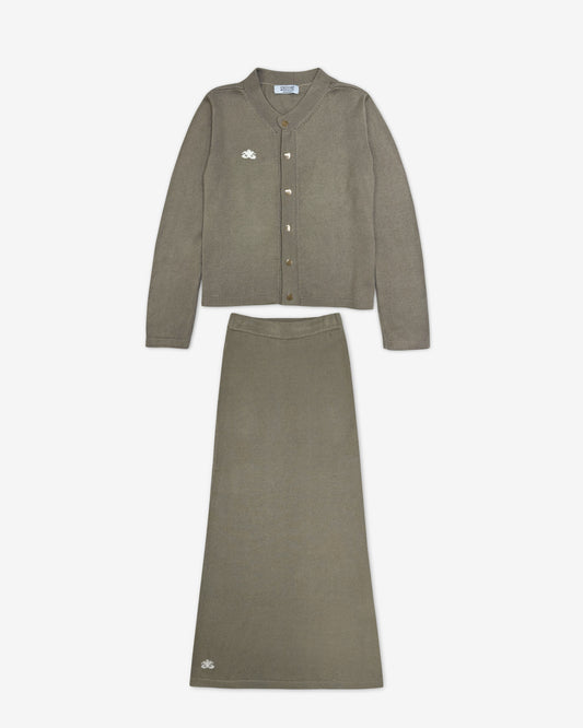 Костюм из шелка | кофе с молоком