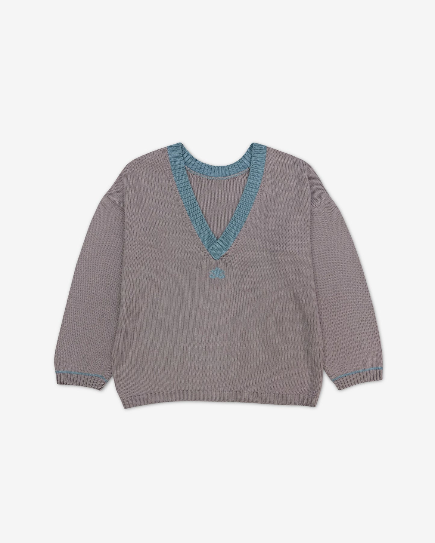 Свитер двухсторонний из хлопка | лавандовый