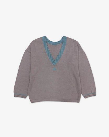 Свитер двухсторонний из хлопка | лавандовый