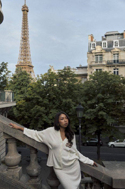 Костюм Elan | белый бархат